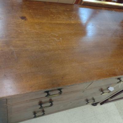 Antique Two Over Two Drawer Dresser- Approx 40" x 22" x 33 1/4" Tall