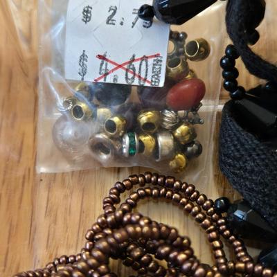 Large Lot of Mixed Glass & Seed Beads