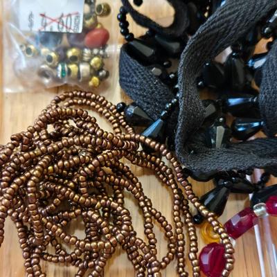 Large Lot of Mixed Glass & Seed Beads