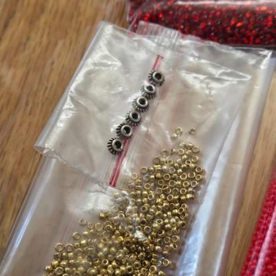 Large Lot of Mixed Glass & Seed Beads