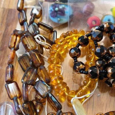 Large Lot of Mixed Glass & Seed Beads