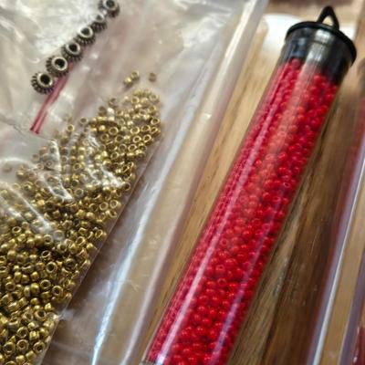 Large Lot of Mixed Glass & Seed Beads