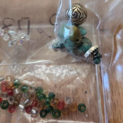 Crystal, Glass and Seed Beads Lot