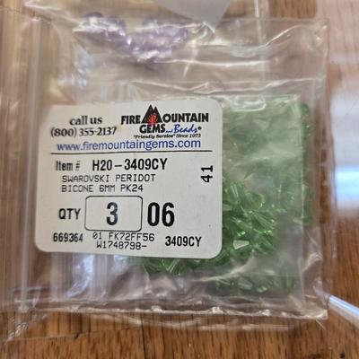 Crystal, Glass and Seed Beads Lot