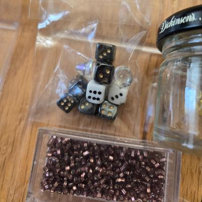 Crystal, Glass and Seed Beads Lot