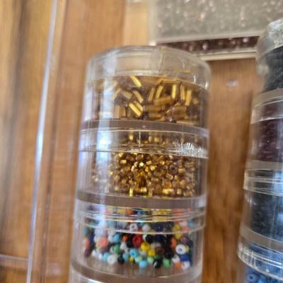 Crystal, Glass and Seed Beads Lot