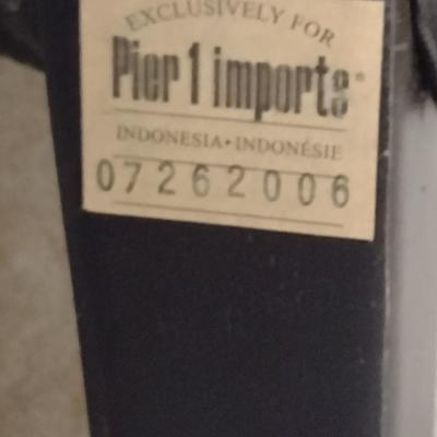Pier 1 Imports Woven Design Accent Chair- Approx 26 1/2" Wide