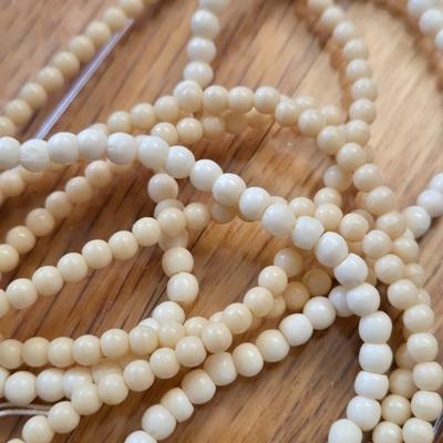 Bone and Coral Beads