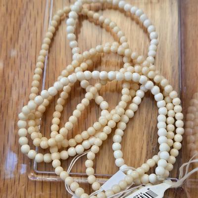 Bone and Coral Beads