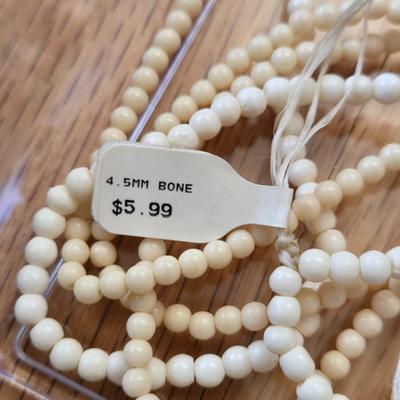 Bone and Coral Beads