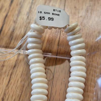 Bone and Coral Beads