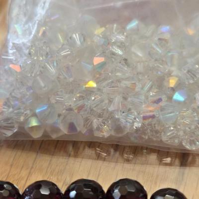 Large Lot of Crystal Beads