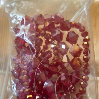 Large Lot of Crystal Beads