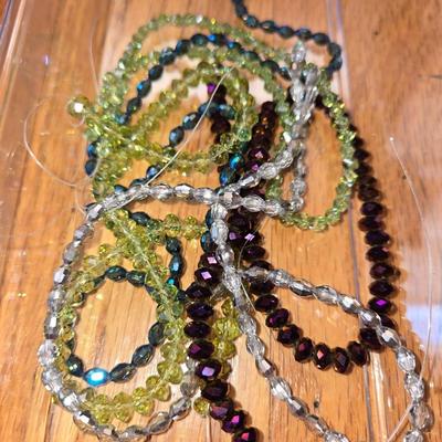 Large Lot of Crystal Beads