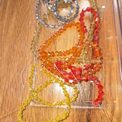 Large Lot of Crystal Beads