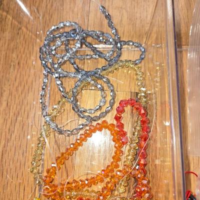 Large Lot of Crystal Beads
