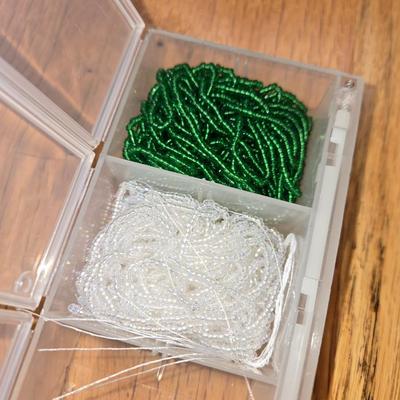 Large Lot of String Seed Beads