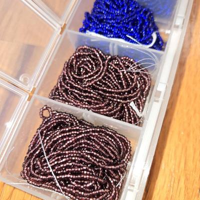 Large Lot of String Seed Beads