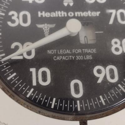 Health O Meter 300 Lb Capacity Upright Scale