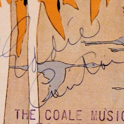 Eddie Cantor signed sheet music