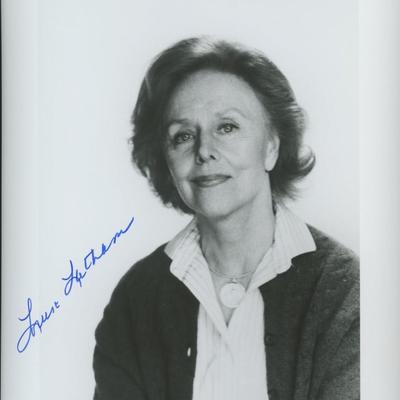 Louise Latham signed photo