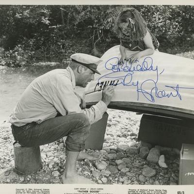 Father Goose Cary Grant signed movie photo