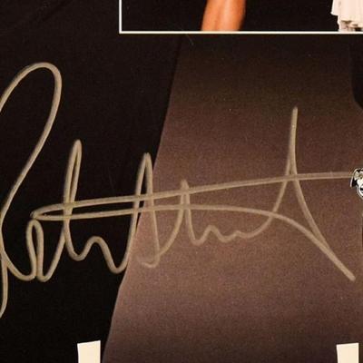 Rod Stewart signed promo poster 