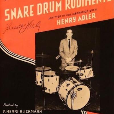 Buddy Rich signed music book
