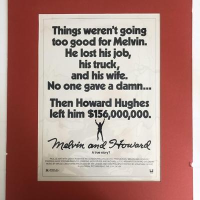 Melvin and Howard Movie Poster