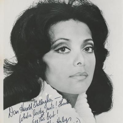 Ellen Holly signed photo