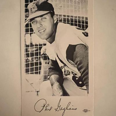 Phil Gagliano facsimile signed photo. 3x5 inches