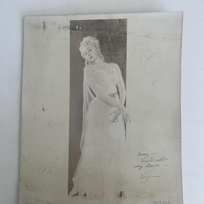 Vintage signed photo 