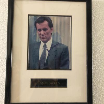 James Woods signed photo