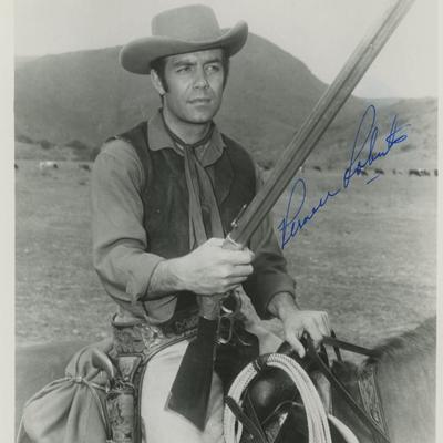 Bonanza Pernell Roberts signed photo. GFA Authenticated