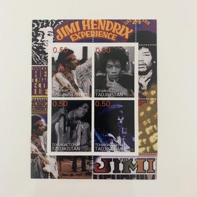 Jimi Hendrix Experience Commemorative Souvenir Stamp Set