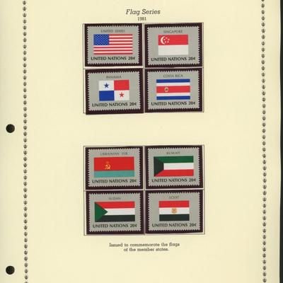 United Nations New York Stamps 1981