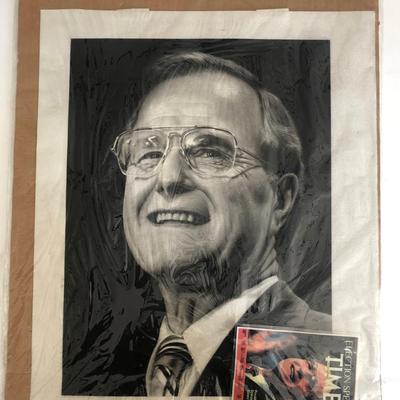 George H. W. Bush Original Print