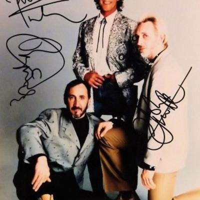 The Who signed promo photo 