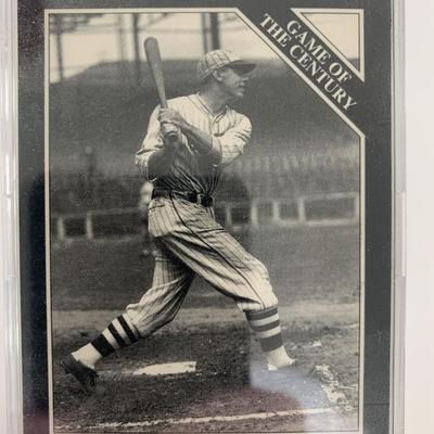 Bill Terry unsigned baseball card