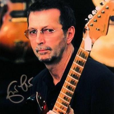 Eric Clapton signed promo photo