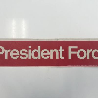 President Ford bumper sticker 