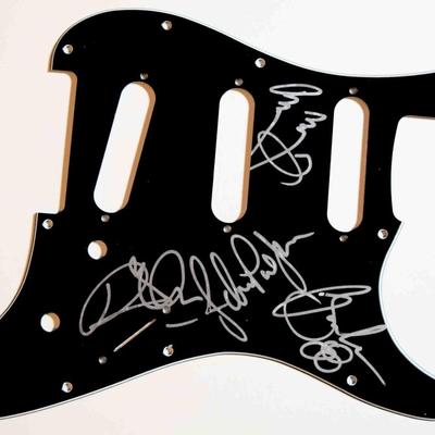 Led Zeppelin signed pickguard