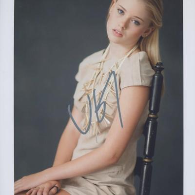 Virginia Gardner signed photo