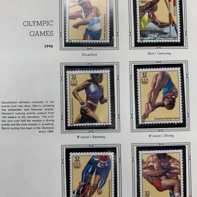Olympic Commemorative Stamp Set 