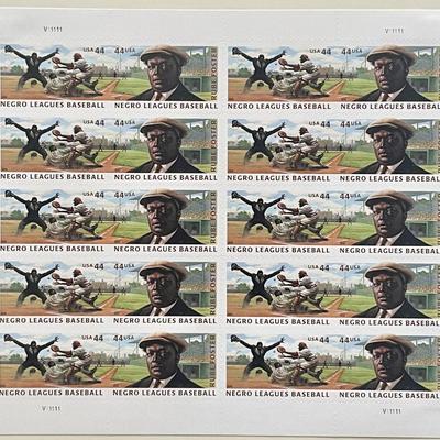 2010 Negro Leagues Baseball stamp set of 20