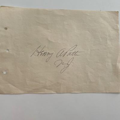 original signature