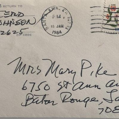 Cartoonist Ferd Johnson signed First Day Cover 
