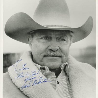 Dale Robertson signed photo