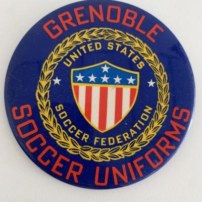Grenoble Soccer Uniform vintage pin