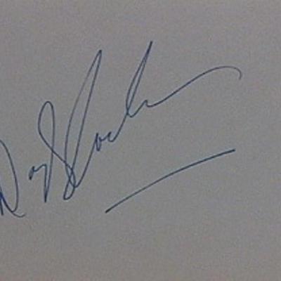 Bonanza Dan Blocker signature slip 